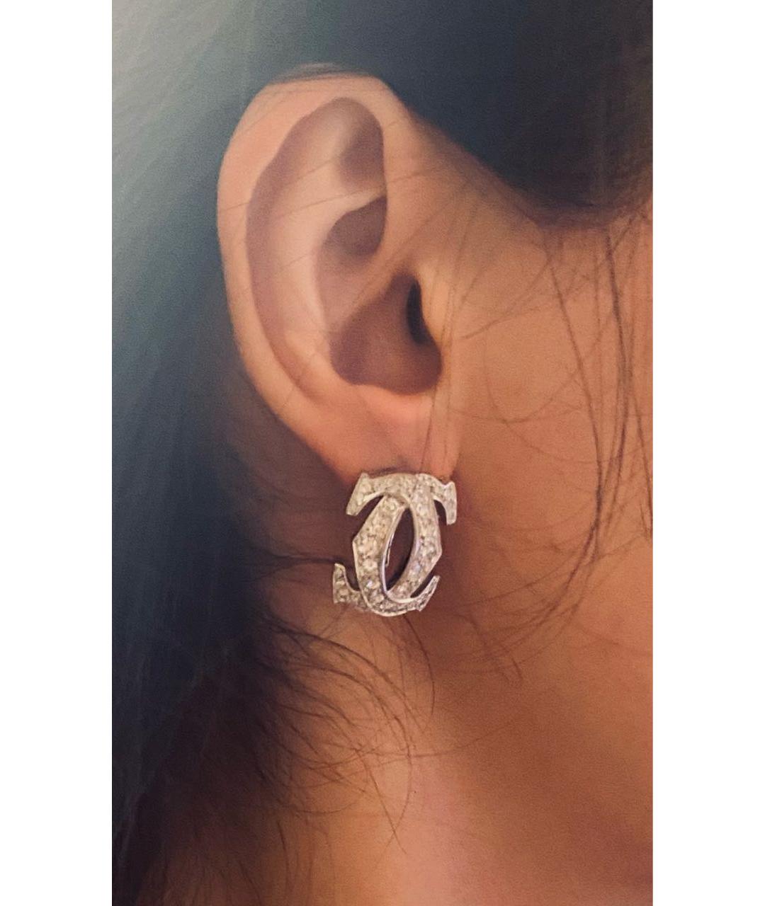 CARTIER Серьги из белого золота, фото 5