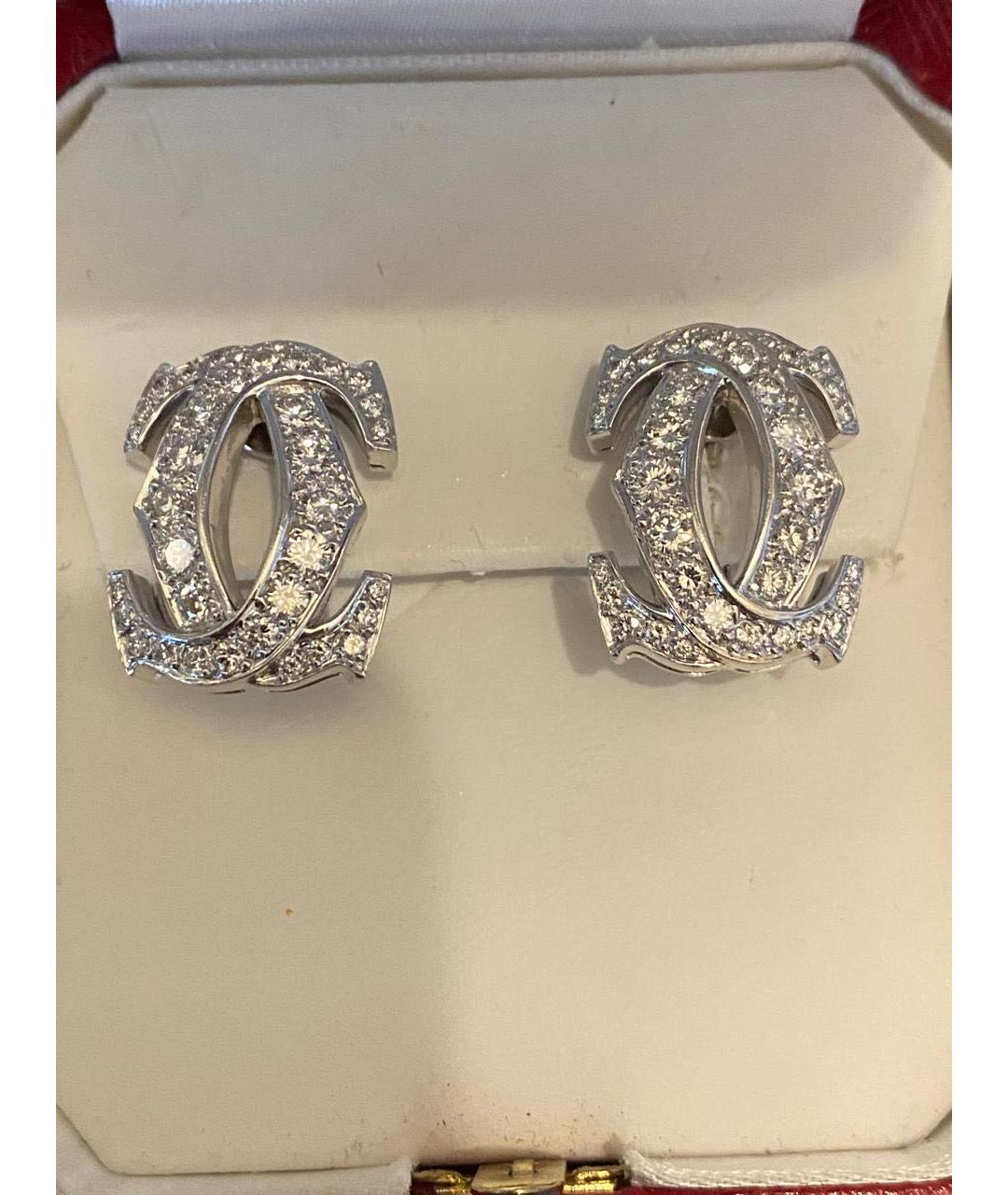 CARTIER Серьги из белого золота, фото 6