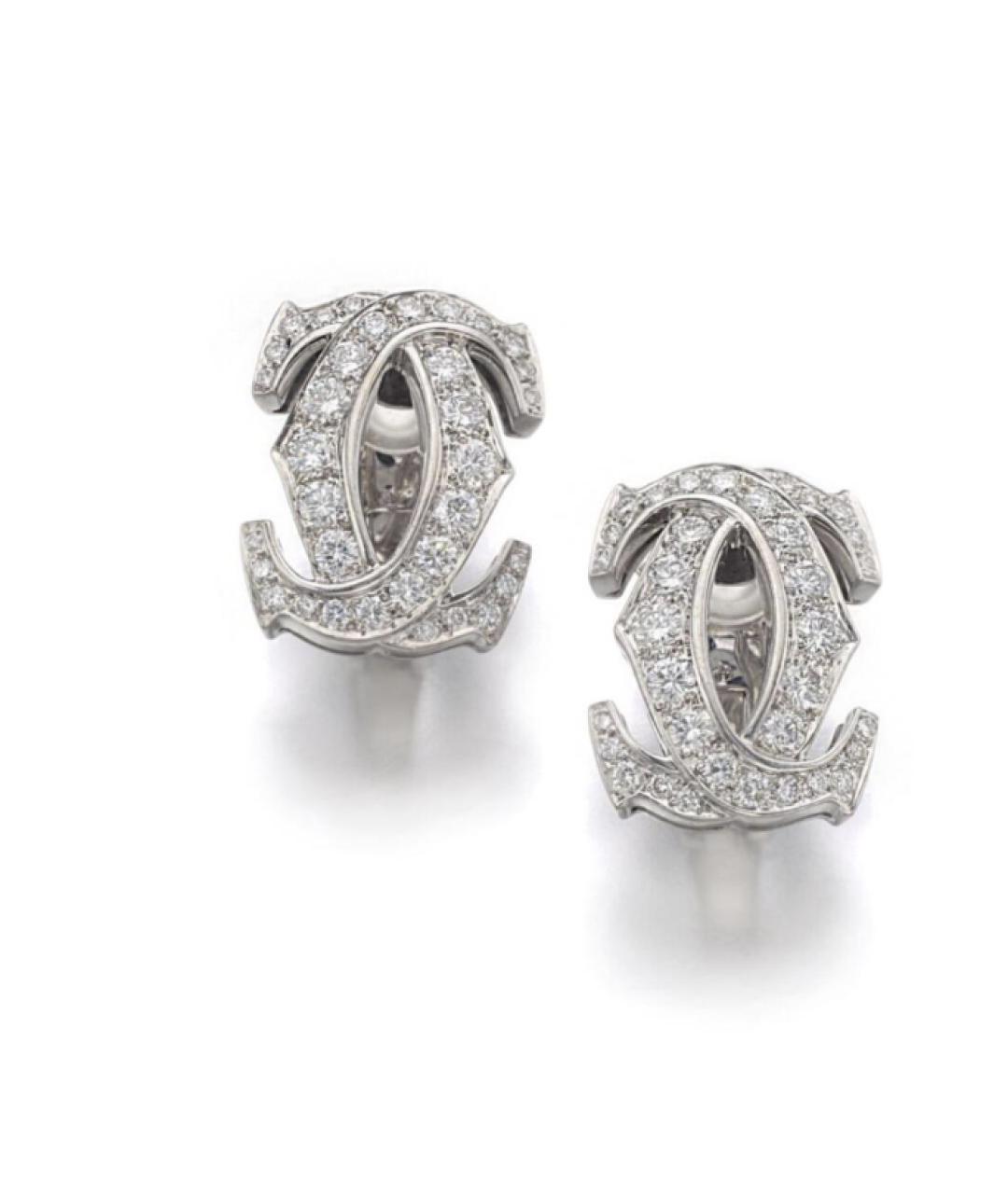 CARTIER Серьги из белого золота, фото 7
