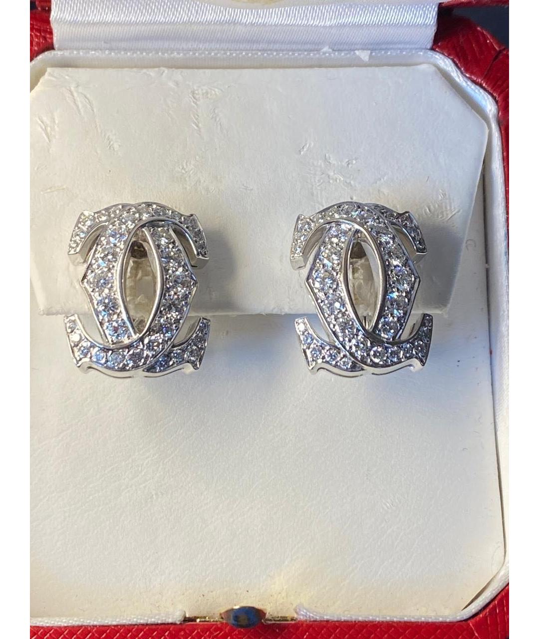 CARTIER Серьги из белого золота, фото 2