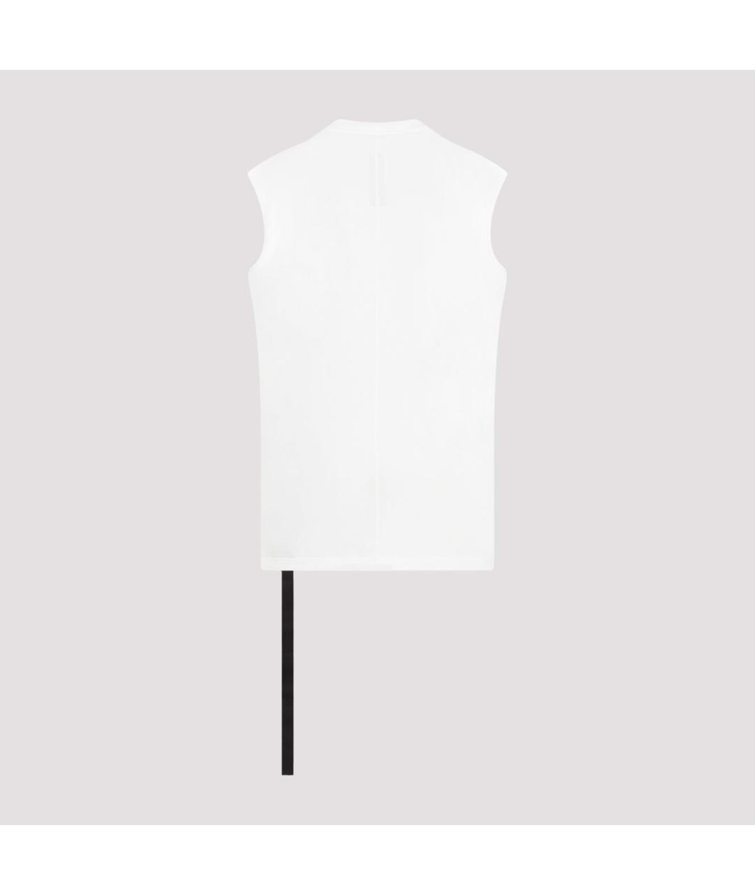 RICK OWENS DRKSHDW Белая хлопковая майка, фото 2