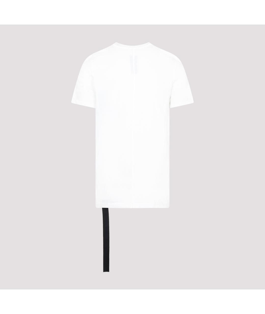 RICK OWENS DRKSHDW Белая хлопковая футболка, фото 3