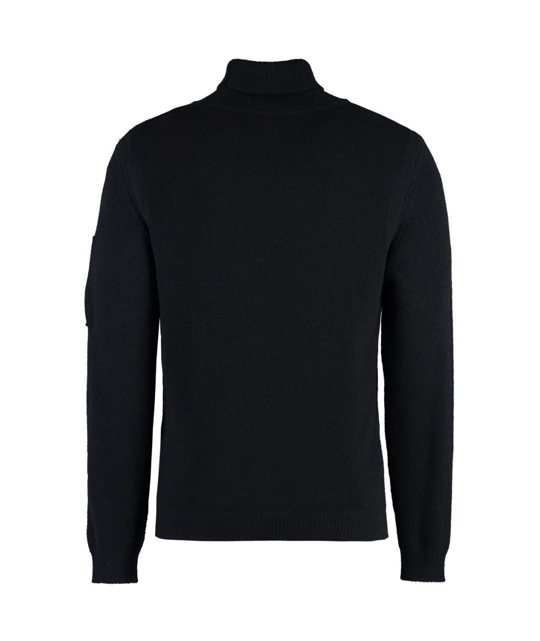 CP COMPANY Черный шерстяной джемпер / свитер, фото 2