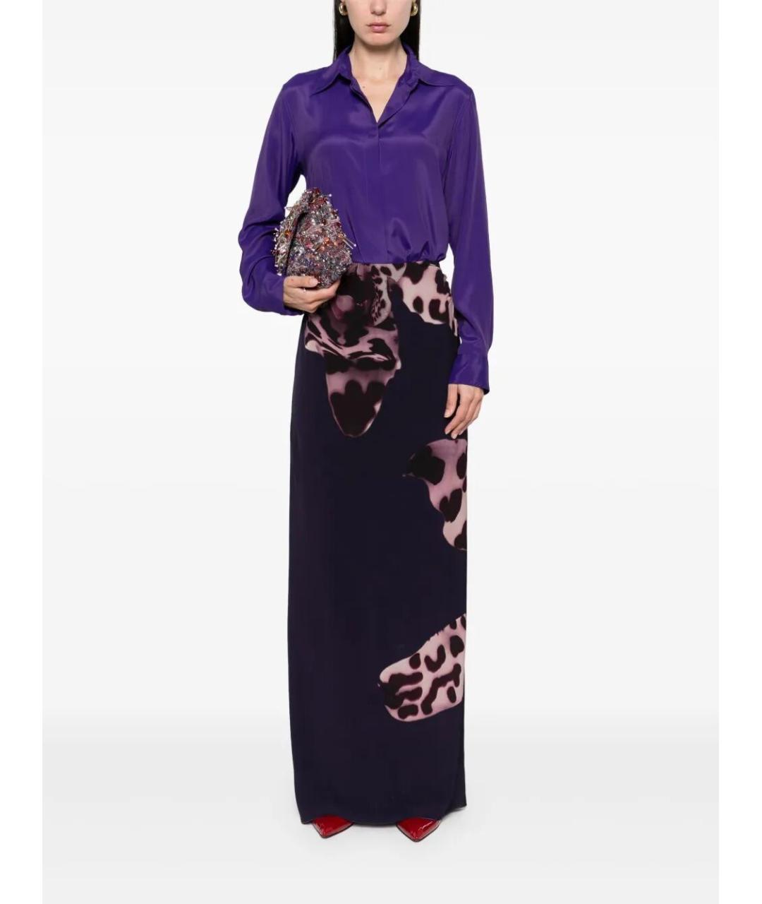 DRIES VAN NOTEN Фиолетовая рубашка, фото 2