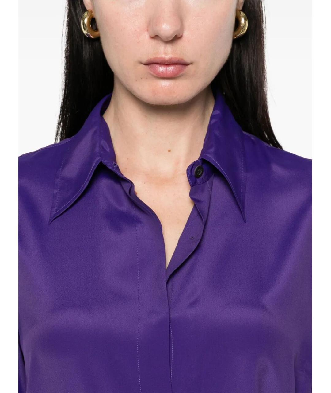 DRIES VAN NOTEN Фиолетовая рубашка, фото 5