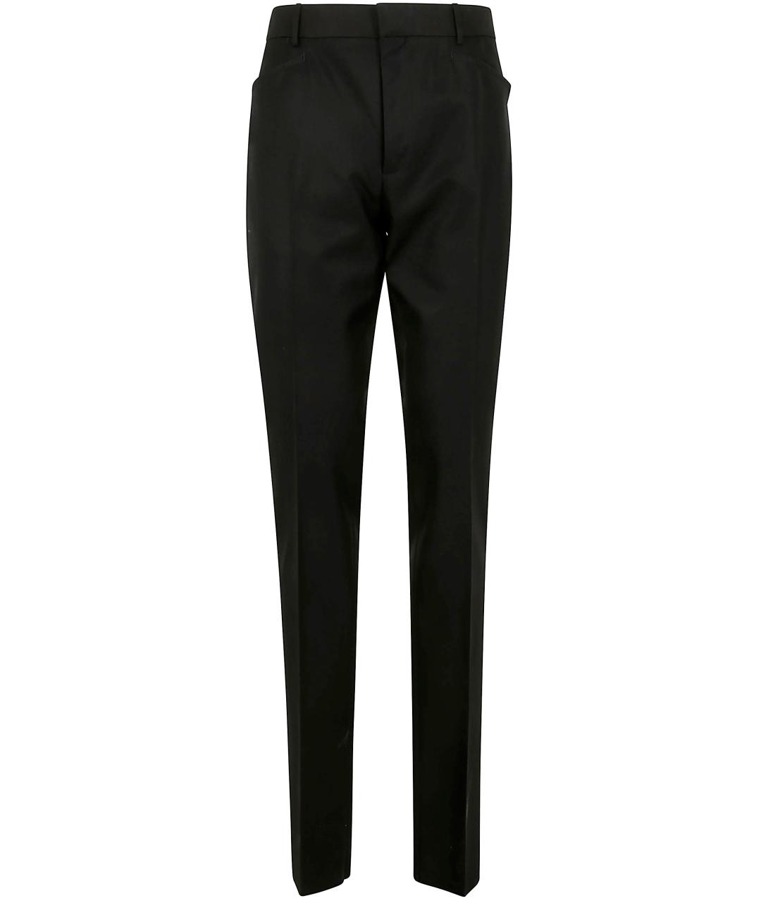 TOM FORD Черные хлопковые повседневные брюки, фото 1