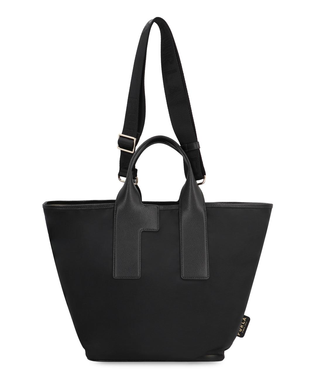 FURLA Черная сумка тоут, фото 3