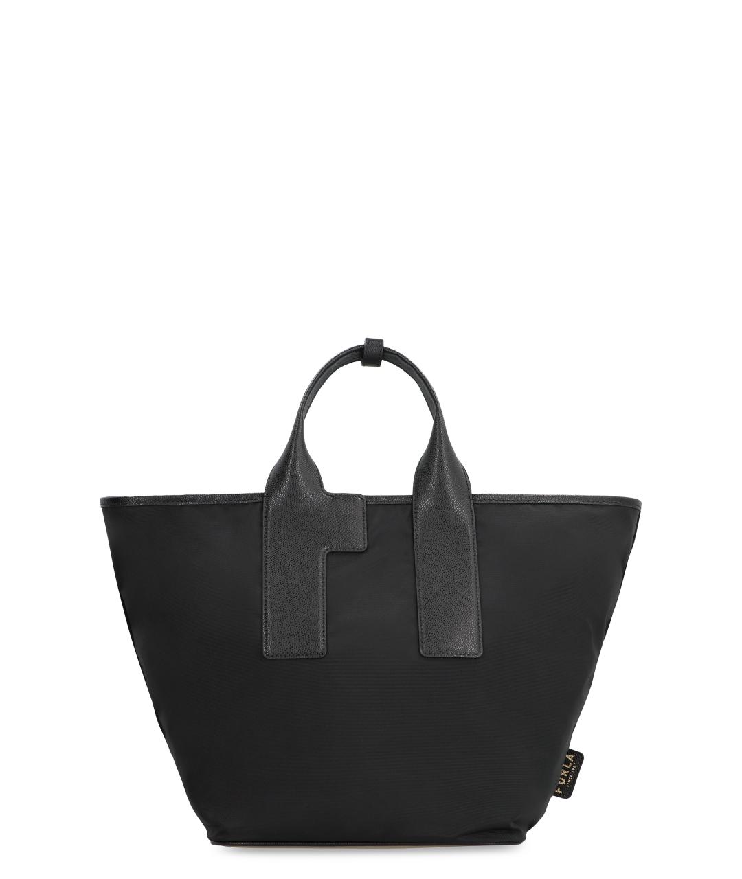 FURLA Черная сумка тоут, фото 1