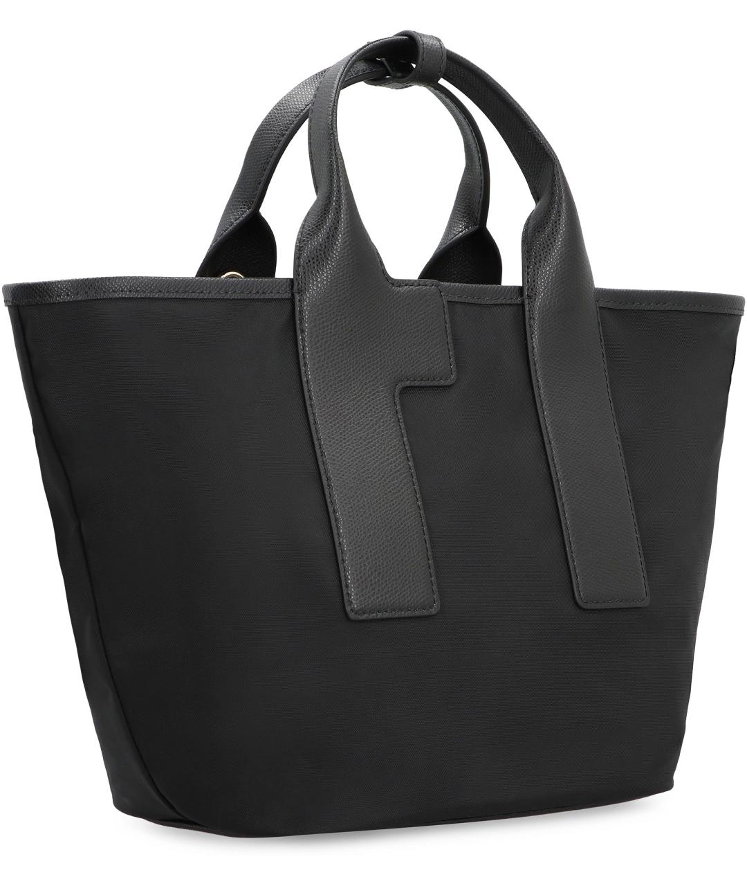 FURLA Черная сумка тоут, фото 2