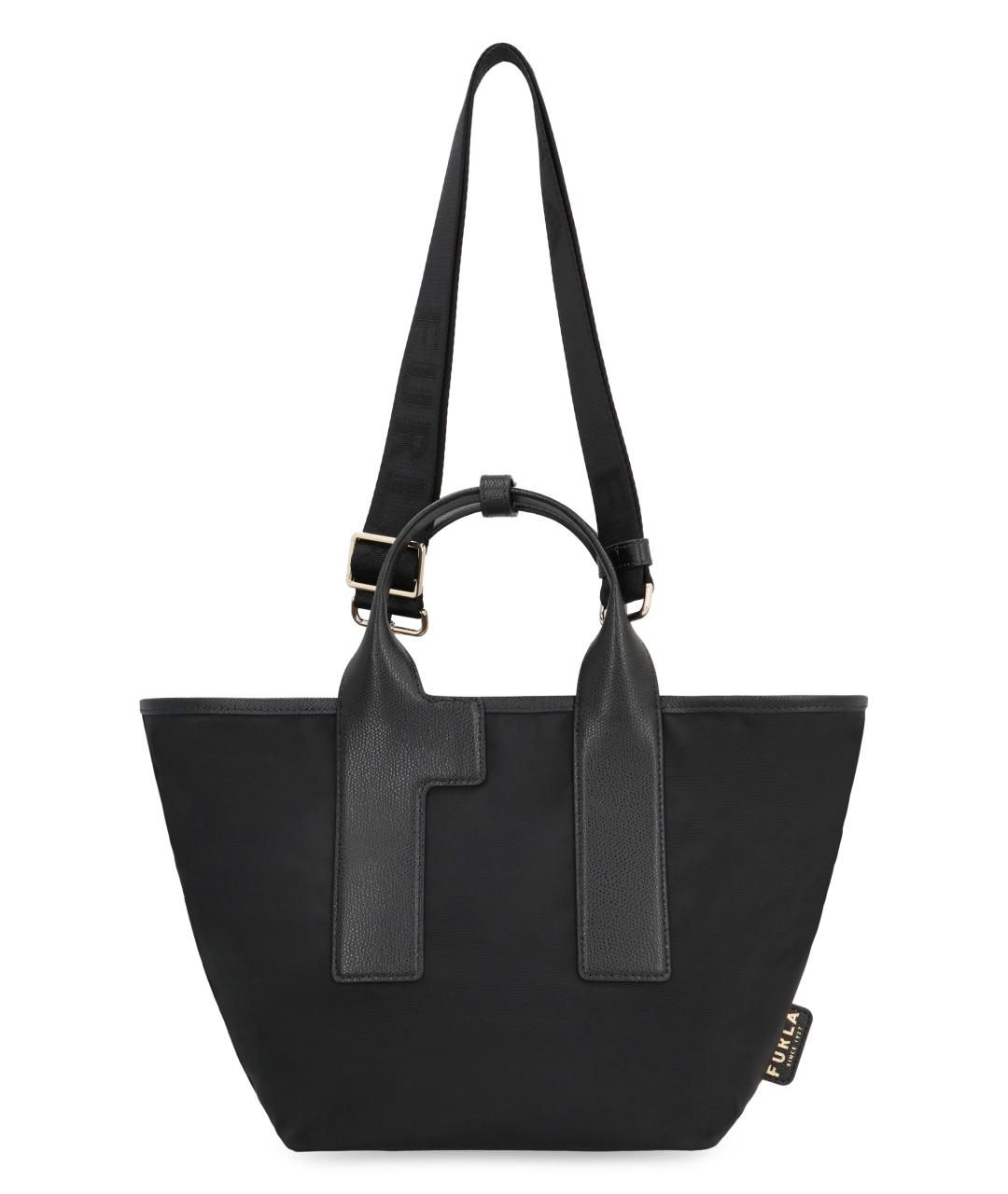 FURLA Черная сумка тоут, фото 3