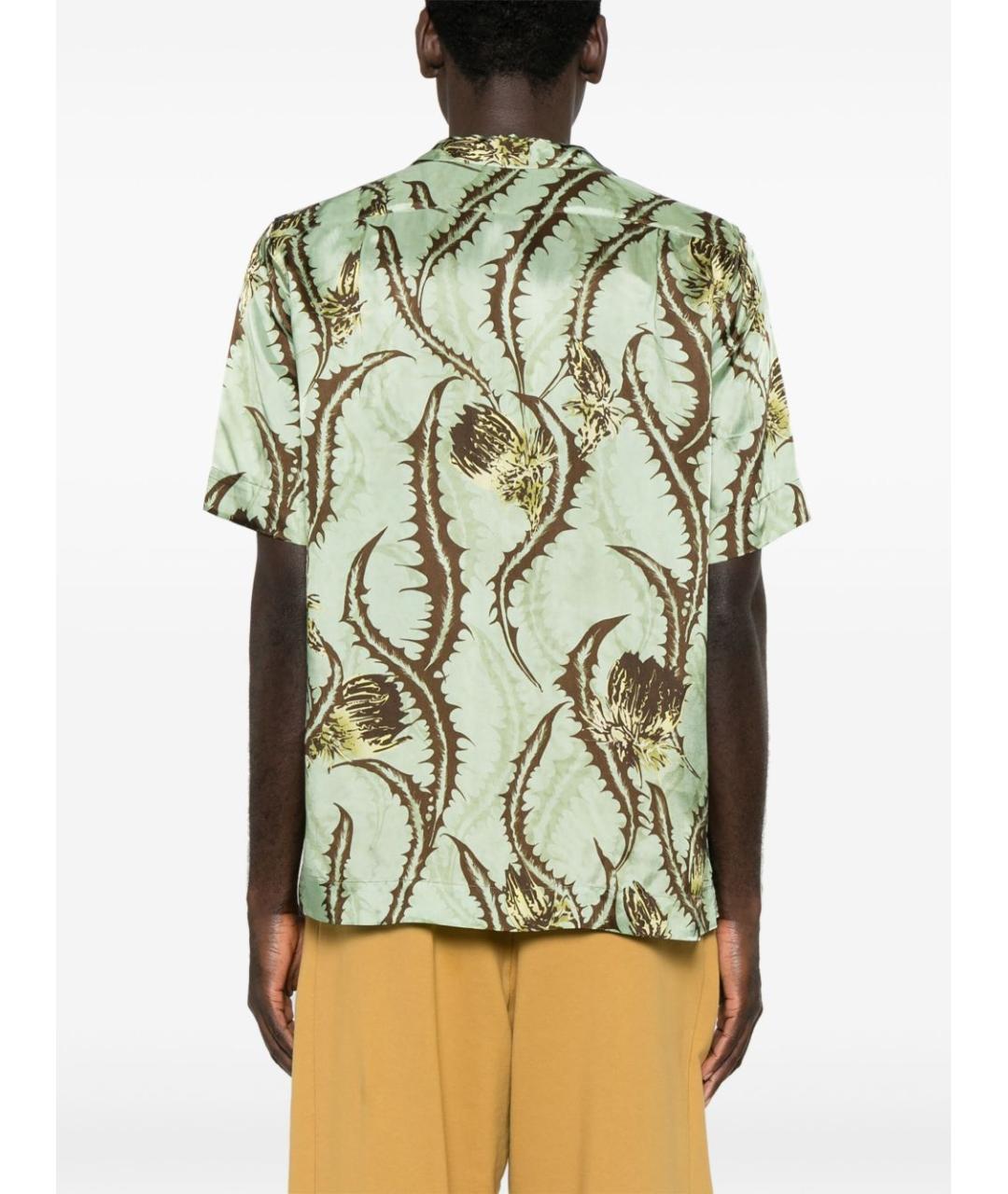 DRIES VAN NOTEN Зеленая кэжуал рубашка, фото 3