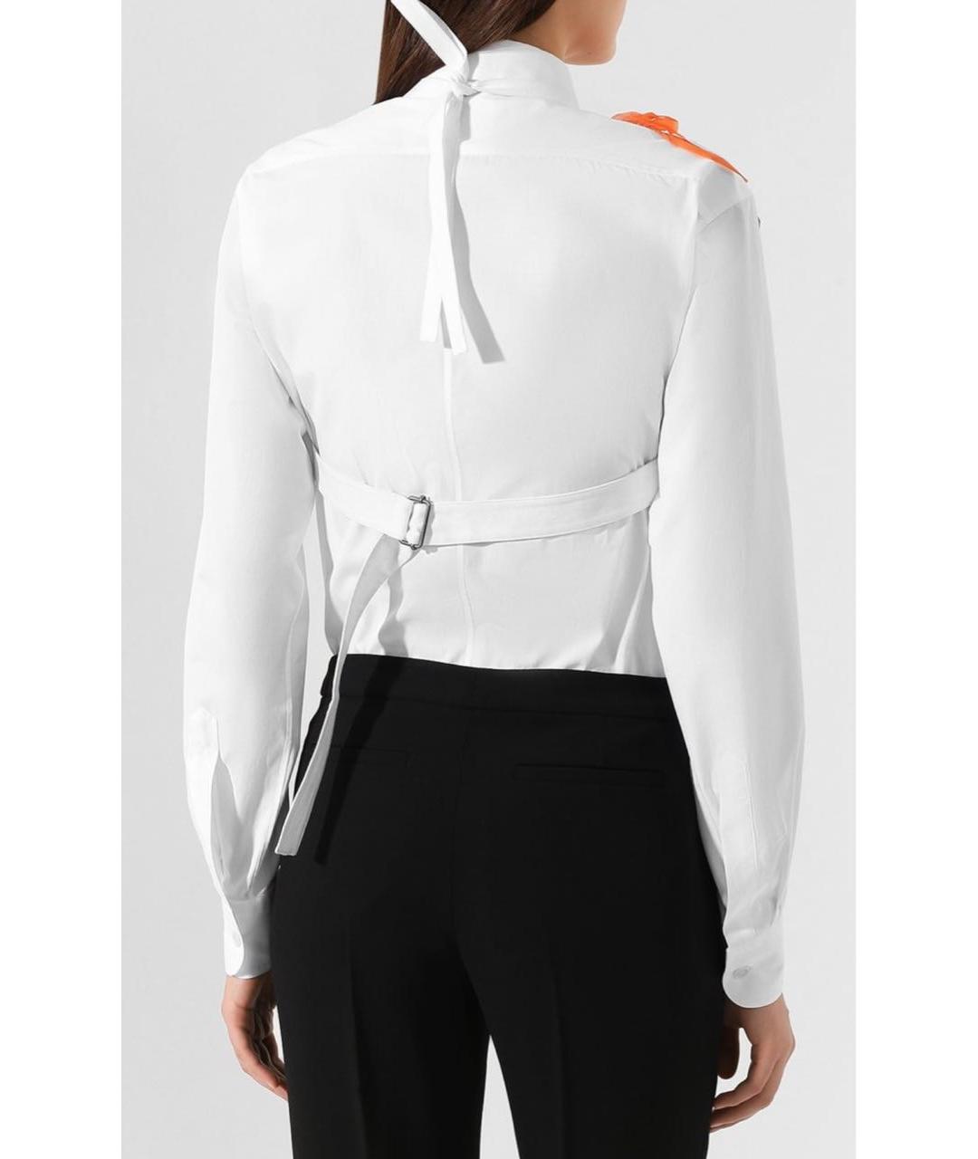 DRIES VAN NOTEN Оранжевый хлопковый корсет, фото 6