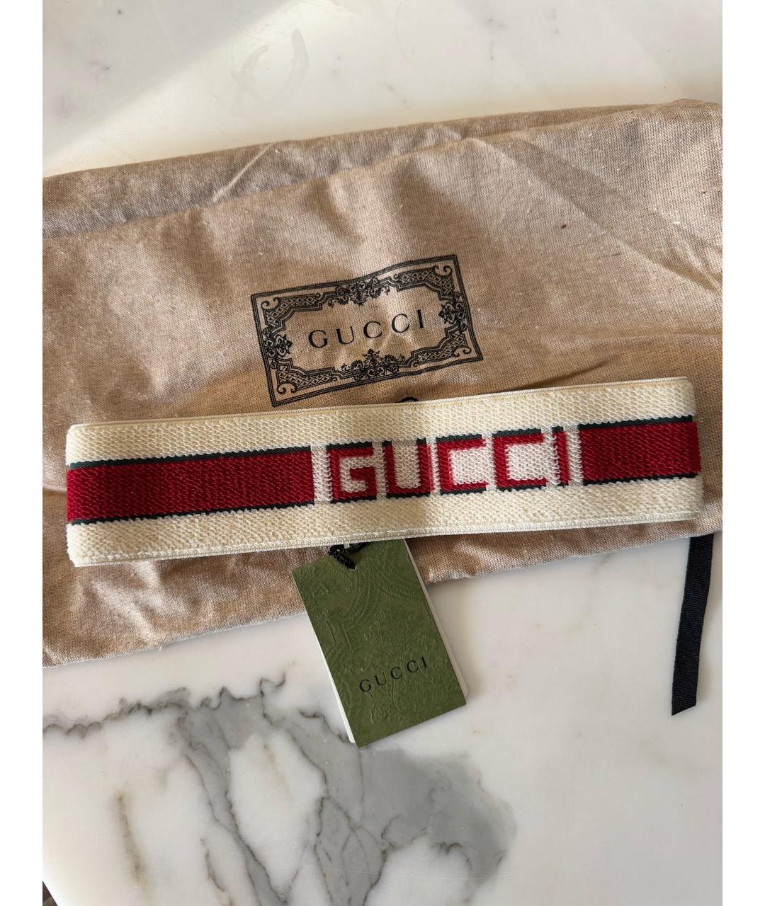 GUCCI Белая повязка, фото 2