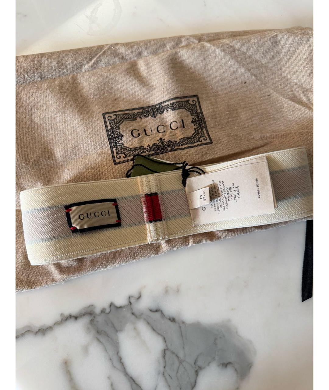 GUCCI Белая повязка, фото 4