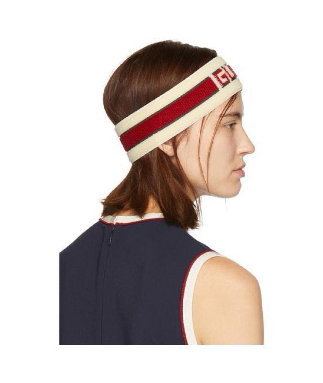 GUCCI Белая повязка, фото 6