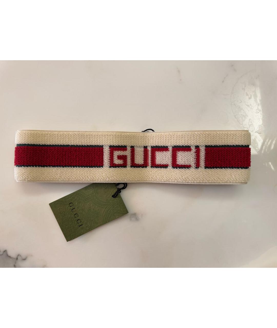 GUCCI Белая повязка, фото 7