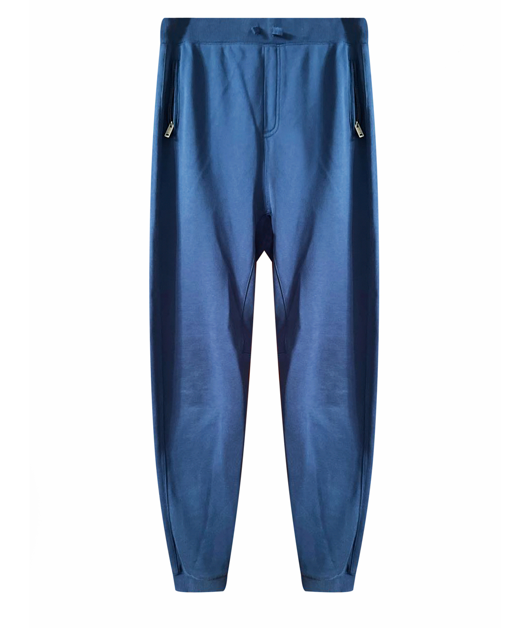 BURBERRY Синие хлопковые брюки и шорты, фото 1