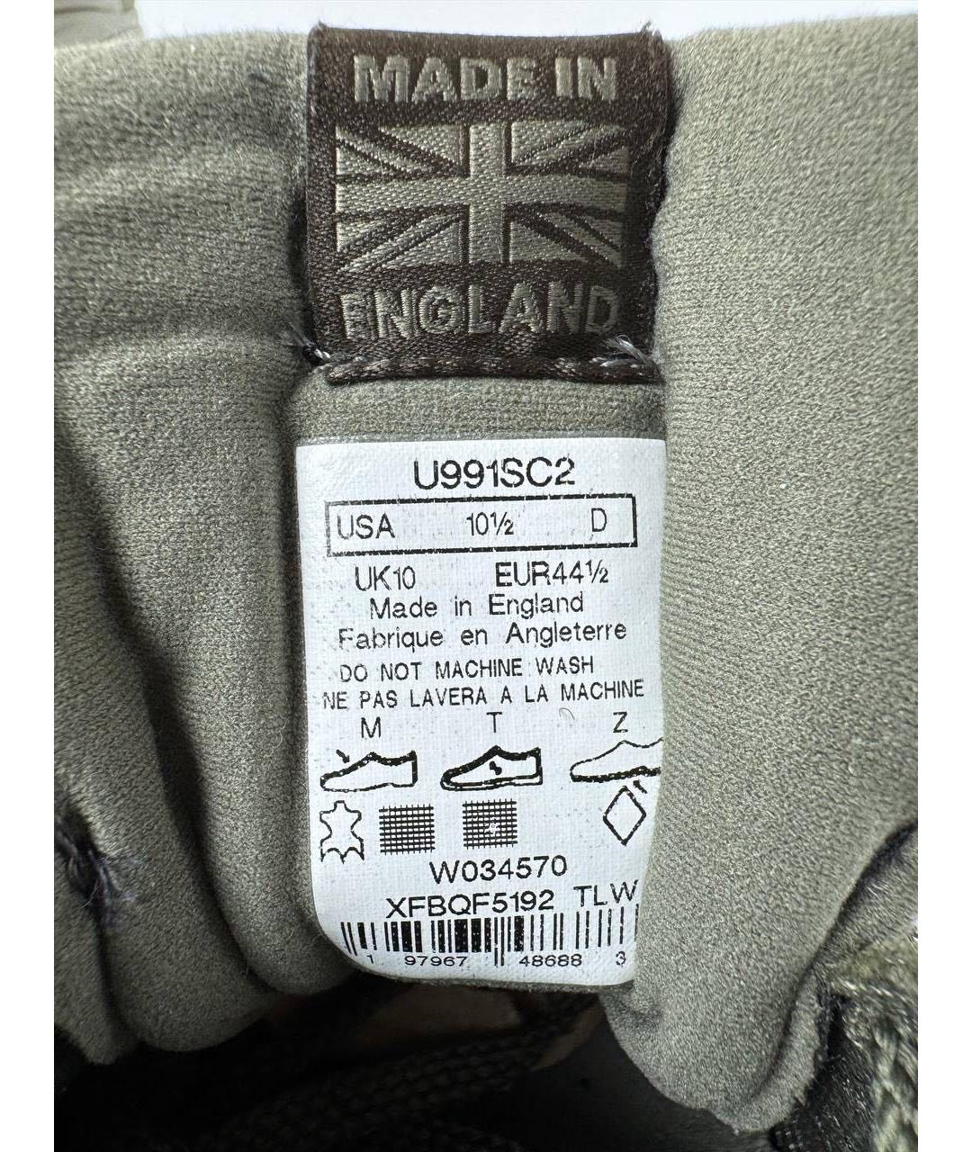 STONE ISLAND Хаки низкие кроссовки / кеды, фото 6