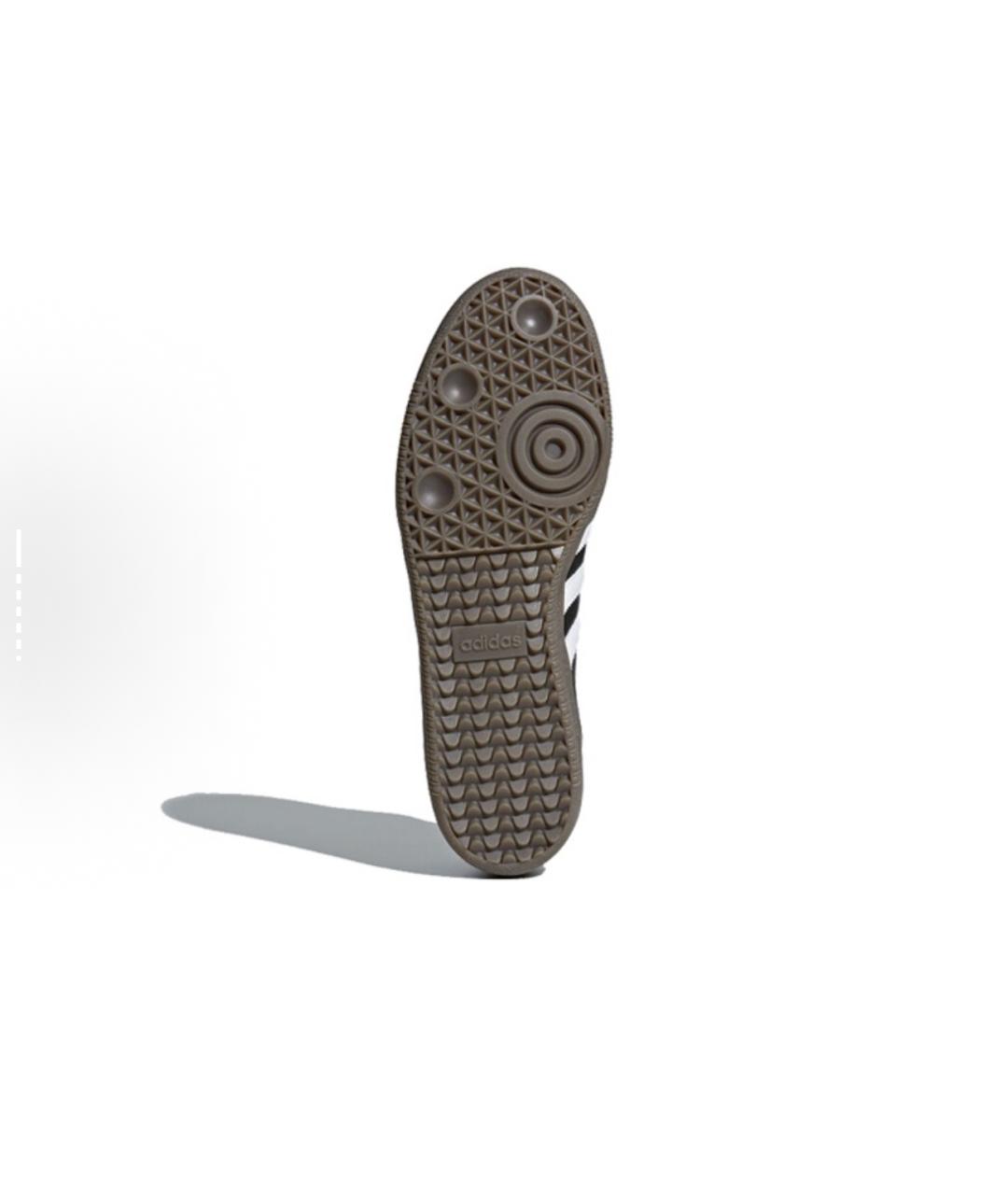ADIDAS Черные кожаные кеды, фото 5