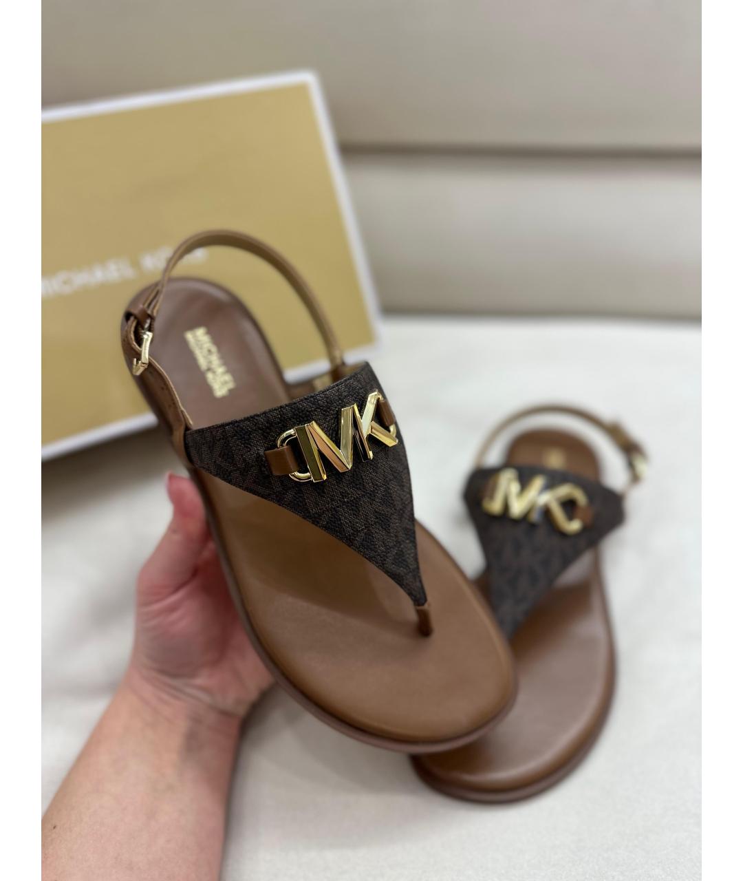 MICHAEL KORS Коричневые сандалии, фото 4