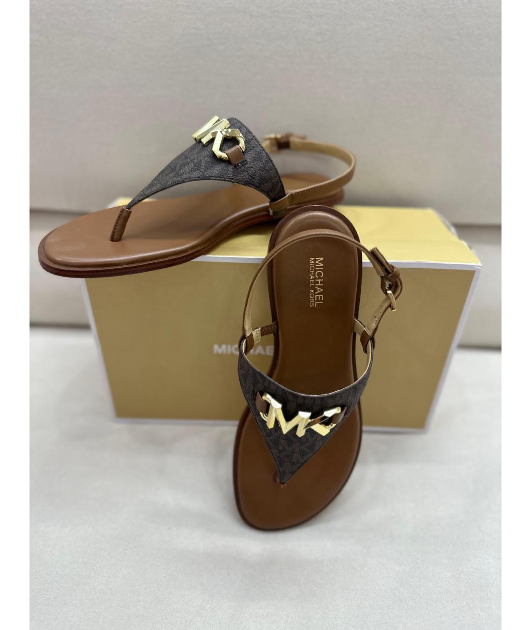 MICHAEL KORS Коричневые сандалии, фото 3
