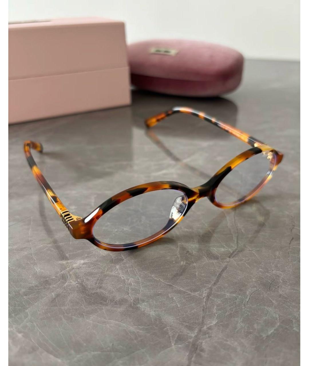 MIU MIU Пластиковые солнцезащитные очки, фото 7
