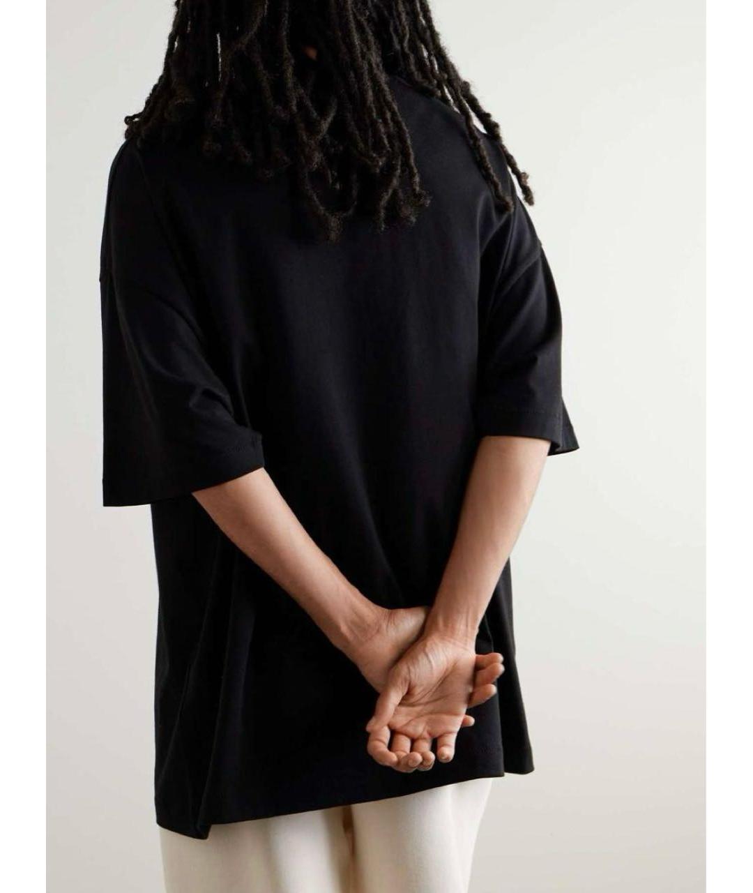 FEAR OF GOD ESSENTIALS Черная хлопковая футболка, фото 7