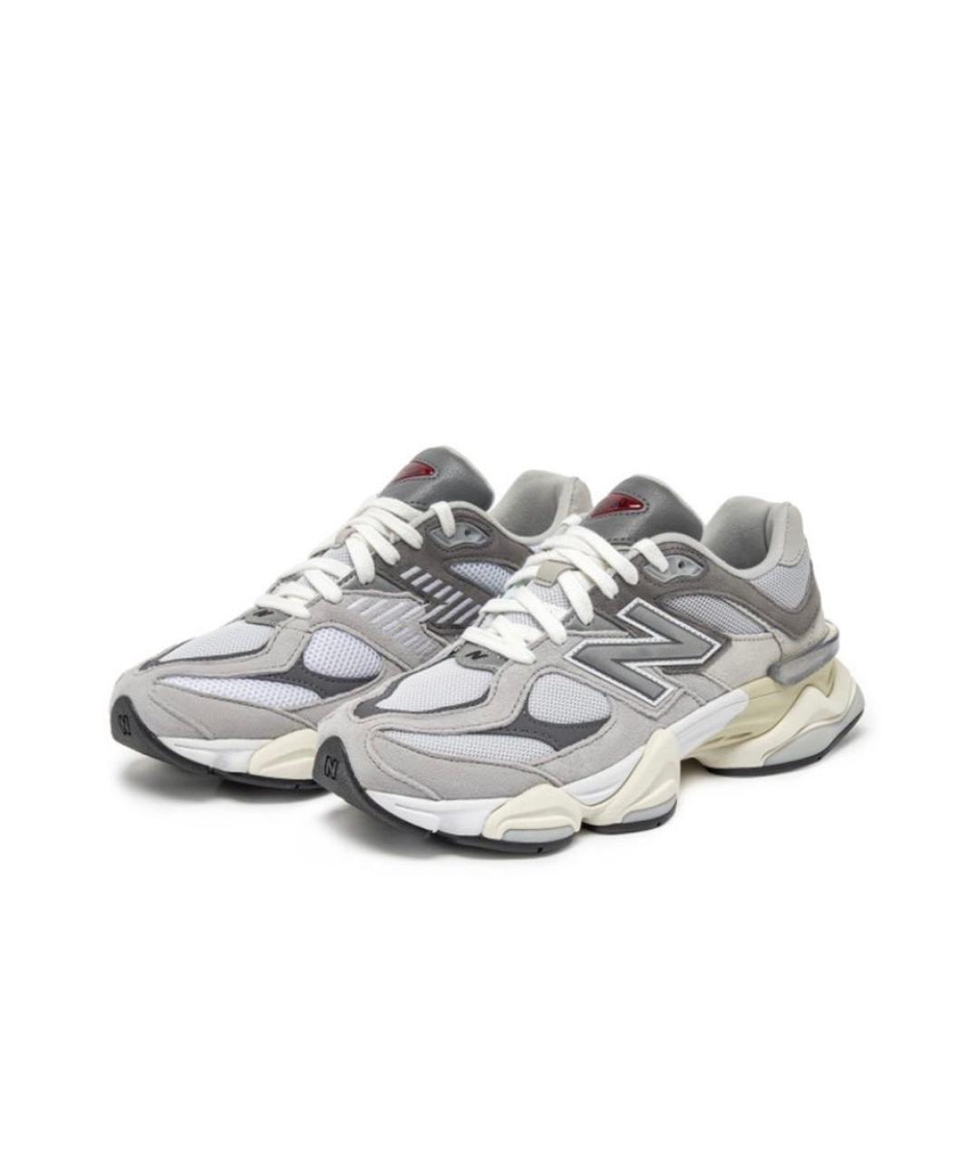NEW BALANCE Серые замшевые кроссовки, фото 2