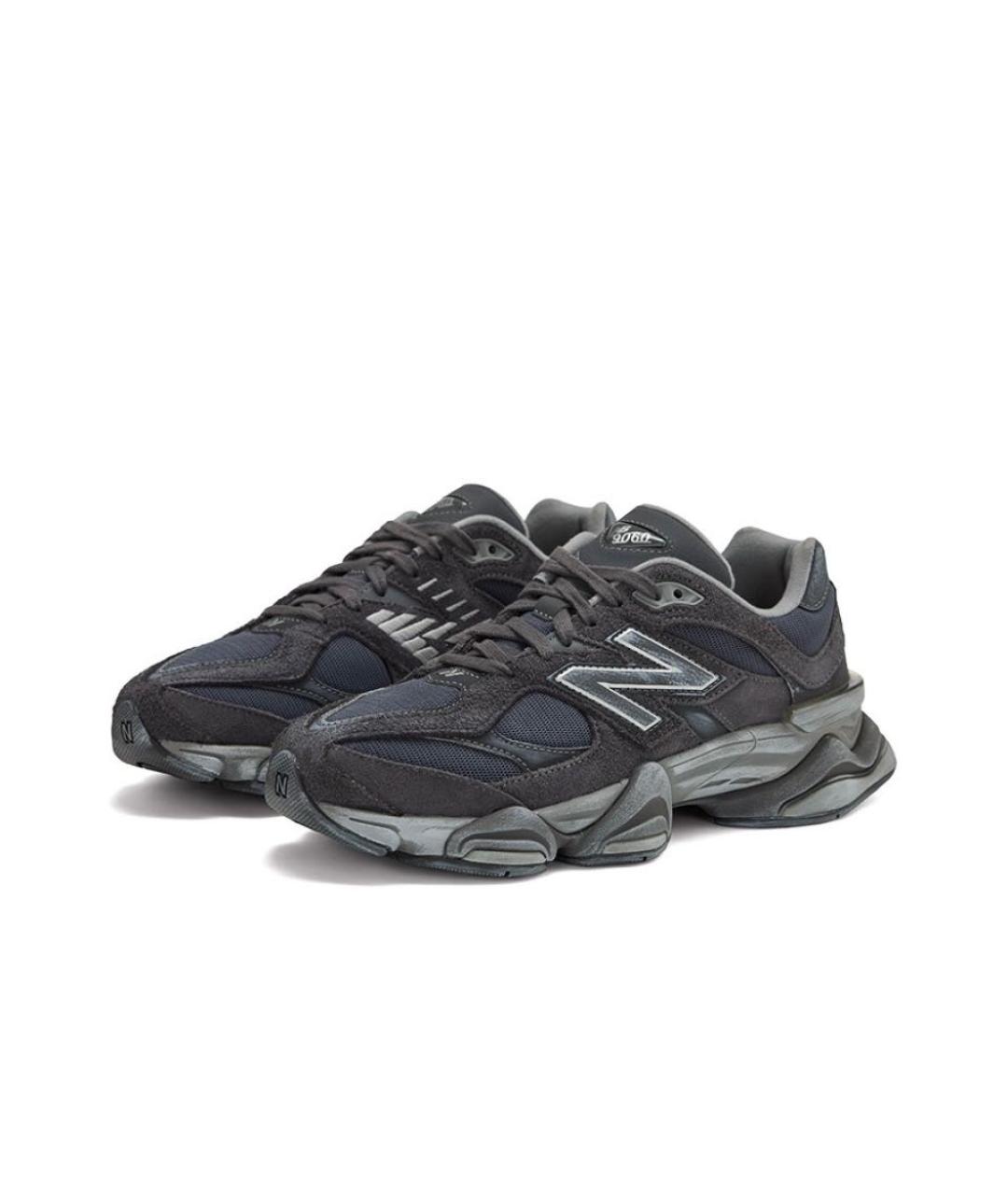 NEW BALANCE Антрацитовые замшевые кроссовки, фото 2