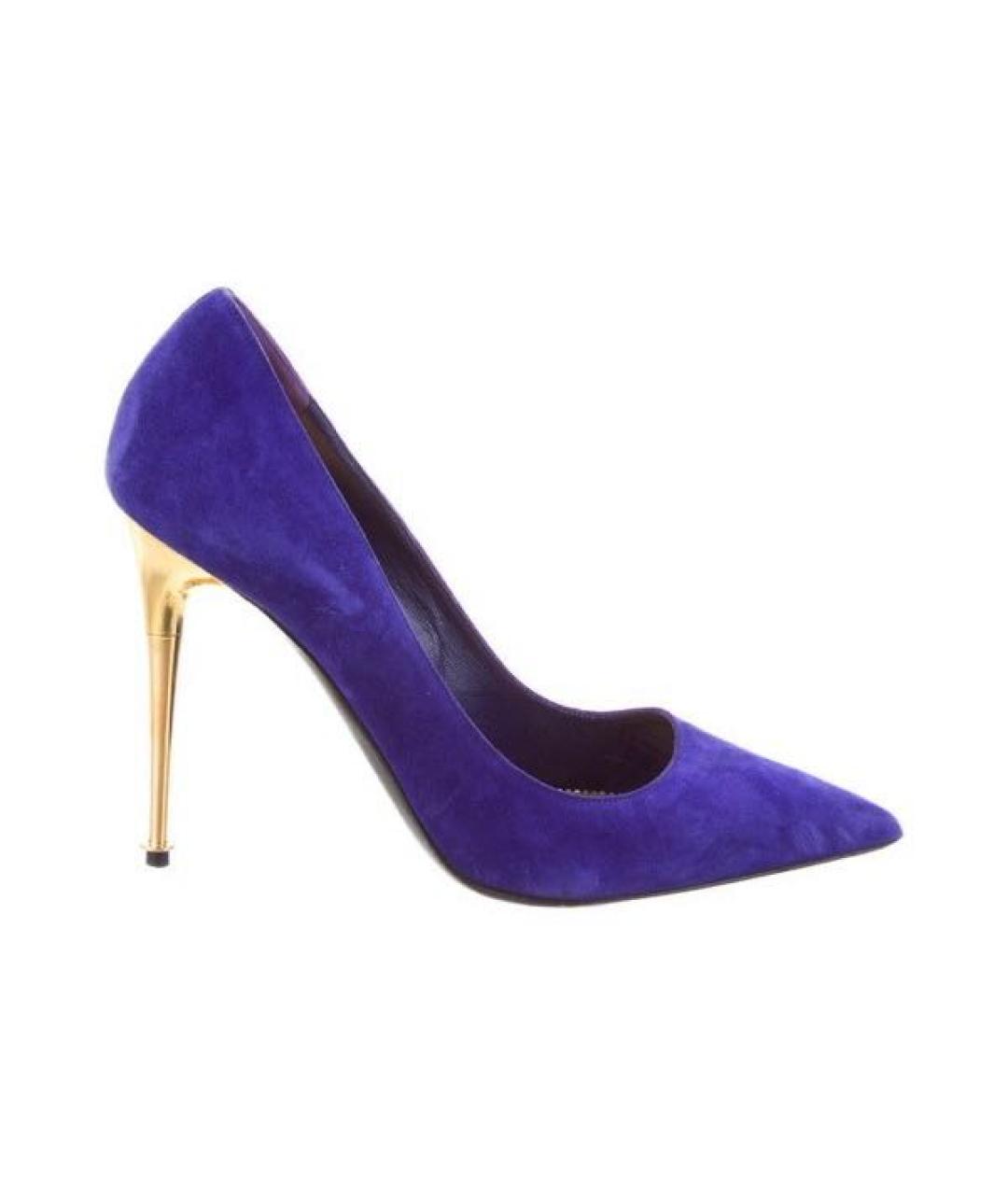 TOM FORD Фиолетовые замшевые туфли, фото 1