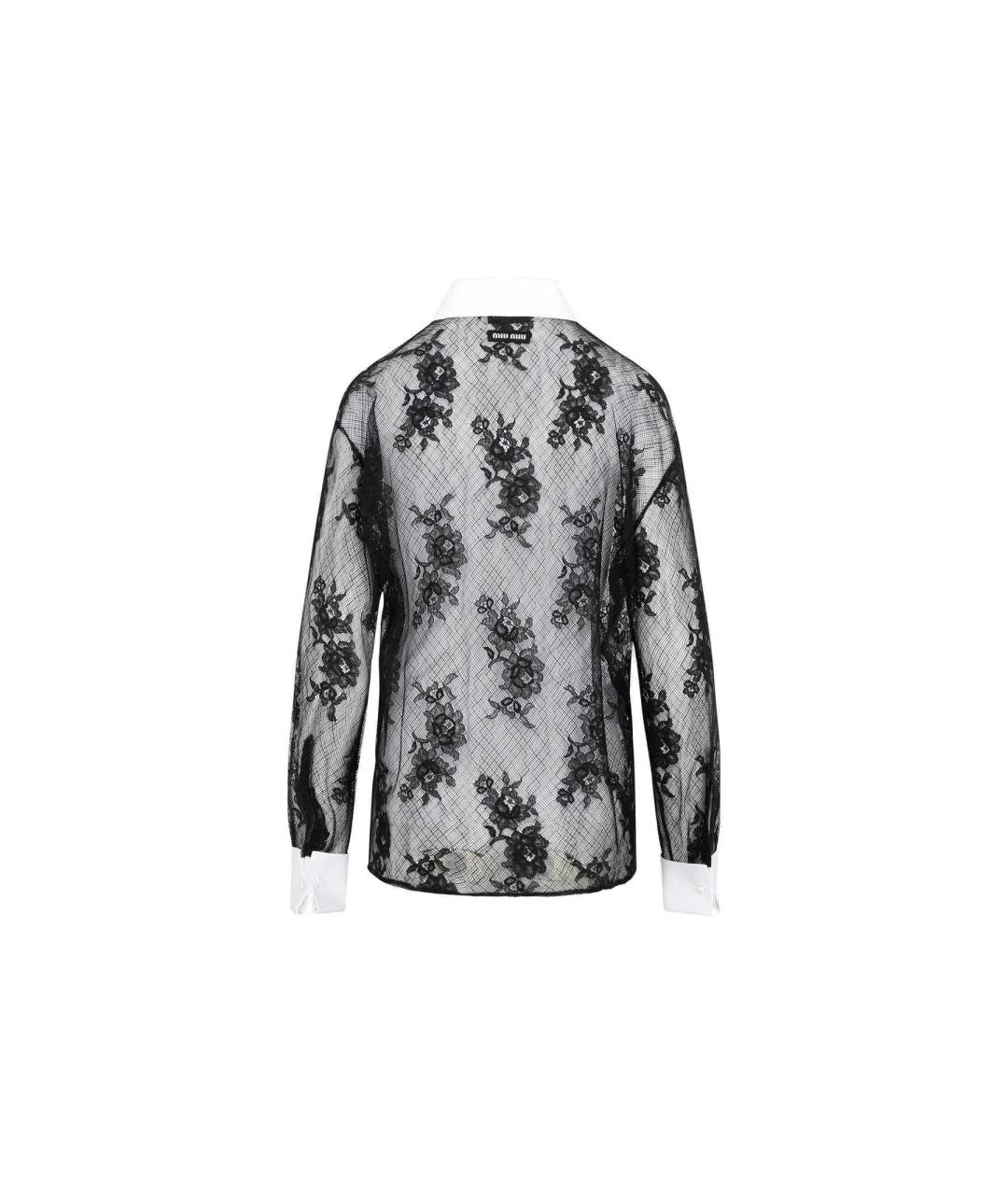 MIU MIU Черная рубашка, фото 2