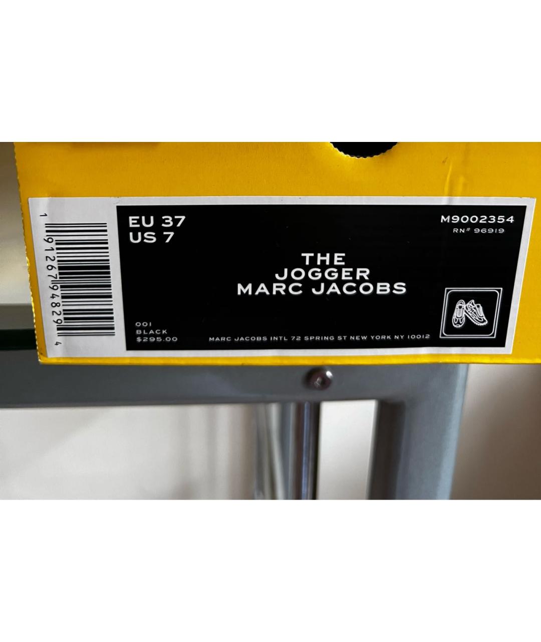 MARC JACOBS Черные замшевые кроссовки, фото 6