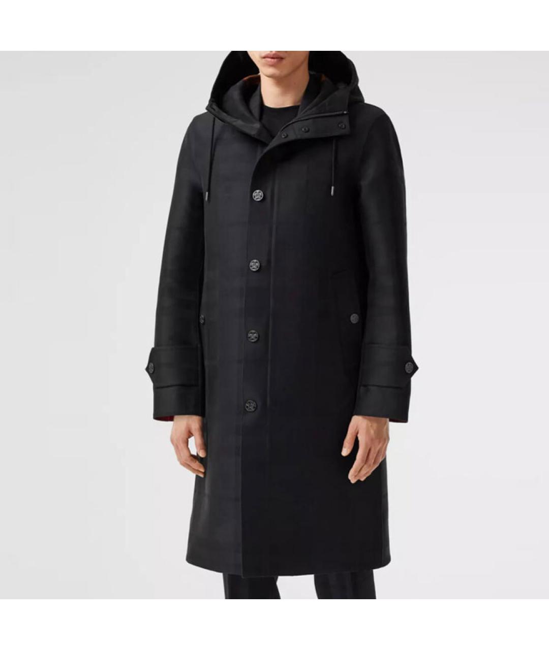 BURBERRY Черный тренч / плащ, фото 3