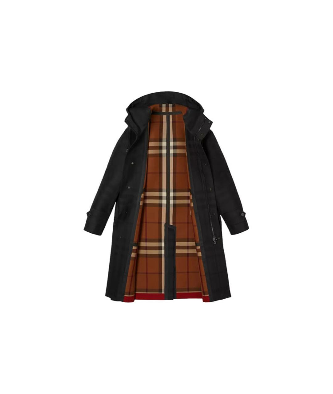 BURBERRY Черный тренч / плащ, фото 2