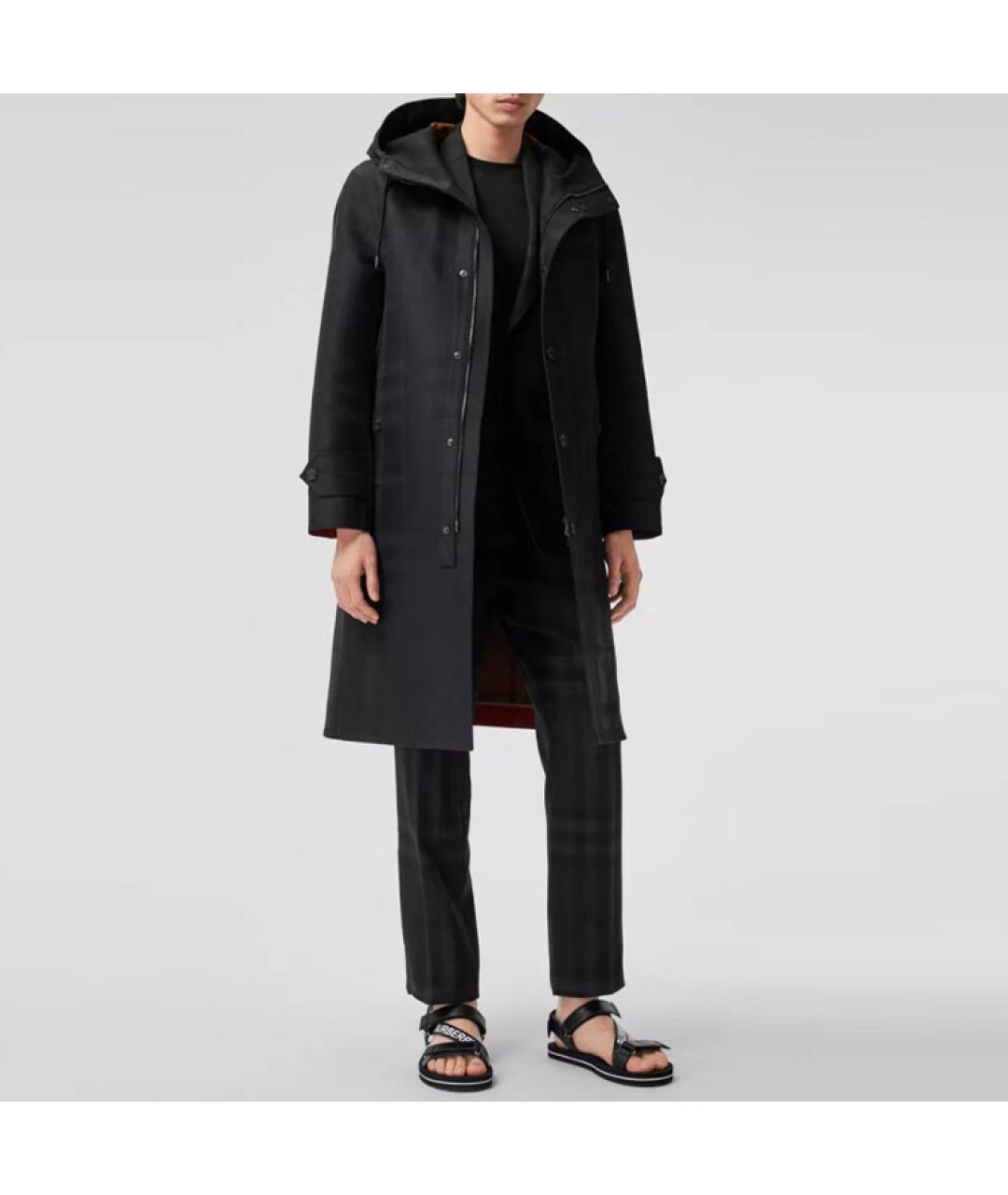 BURBERRY Черный тренч / плащ, фото 5