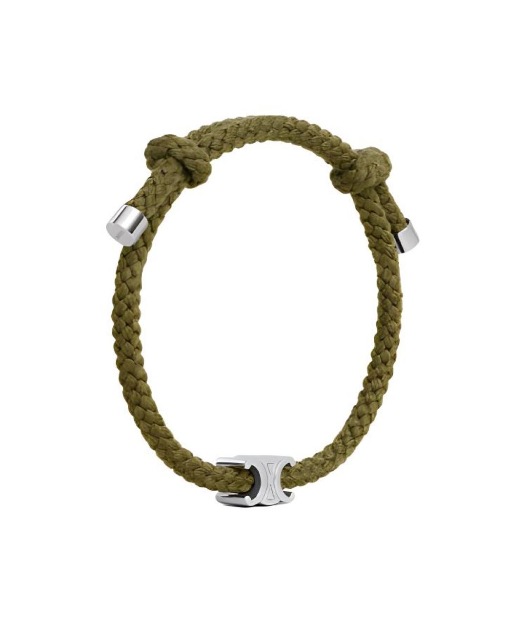 CELINE Зеленый браслет, фото 2