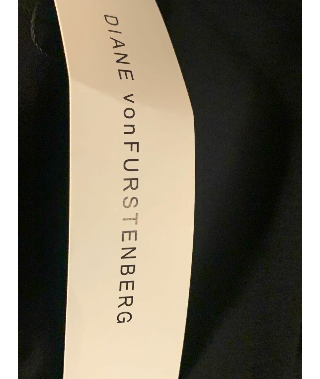 DIANE VON FURSTENBERG Черное полиамидовое повседневное платье, фото 8