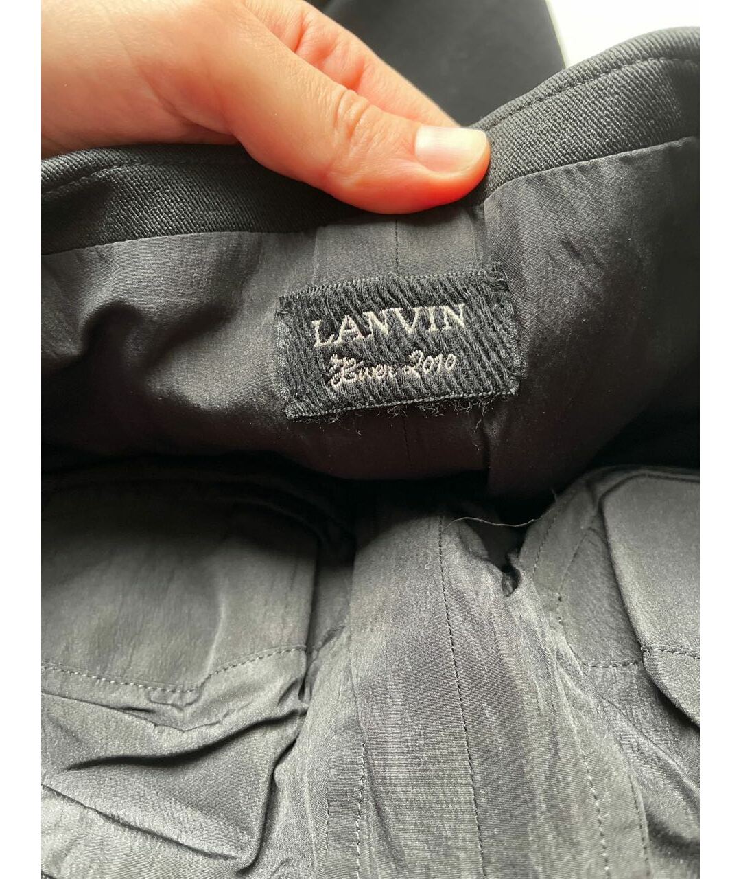 LANVIN Черный комбинезон, фото 3