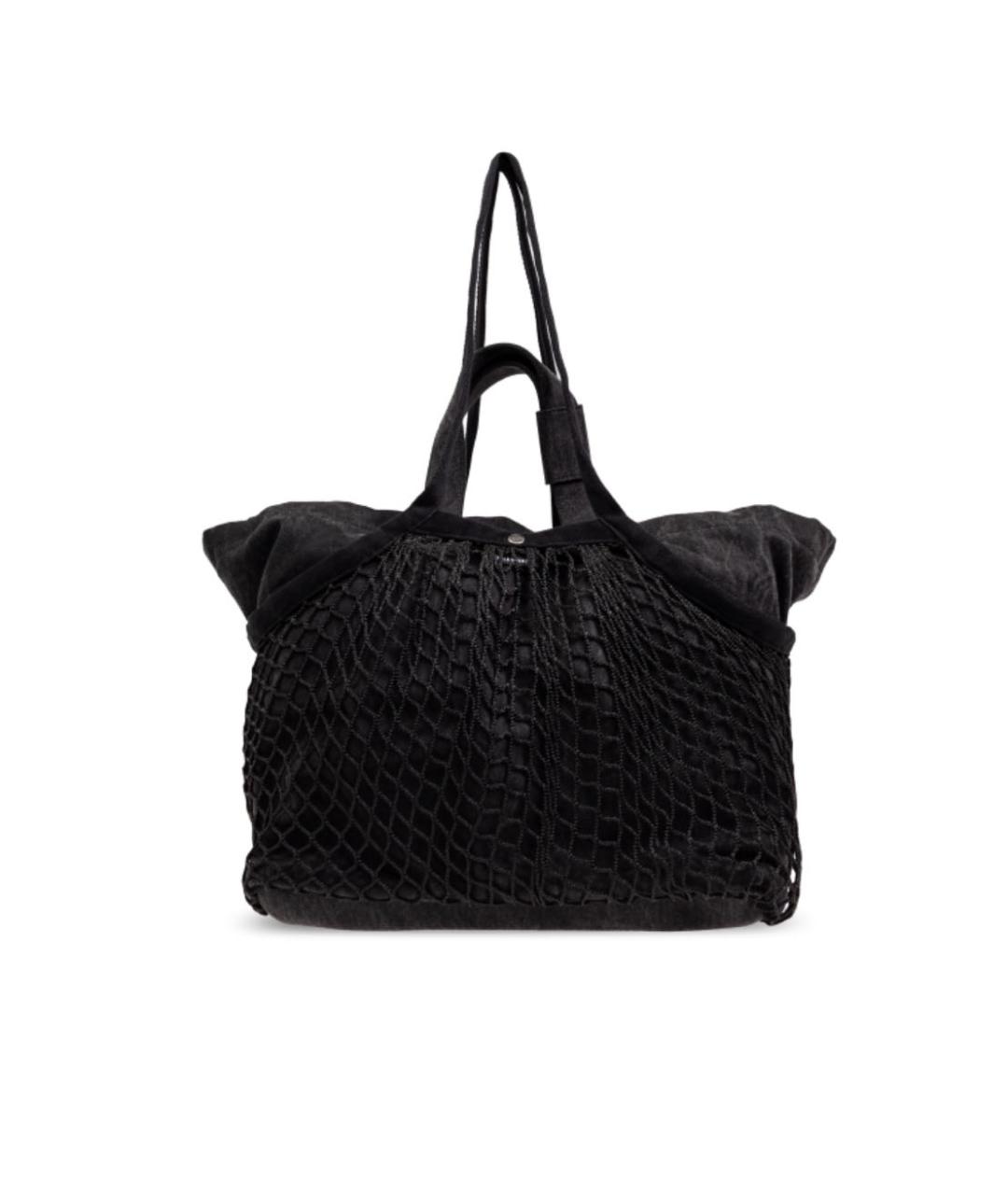 BALENCIAGA Черная синтетическая сумка тоут, фото 2