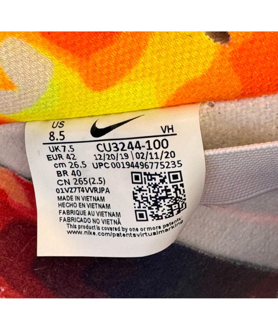 NIKE Мульти кожаные кроссовки, фото 8