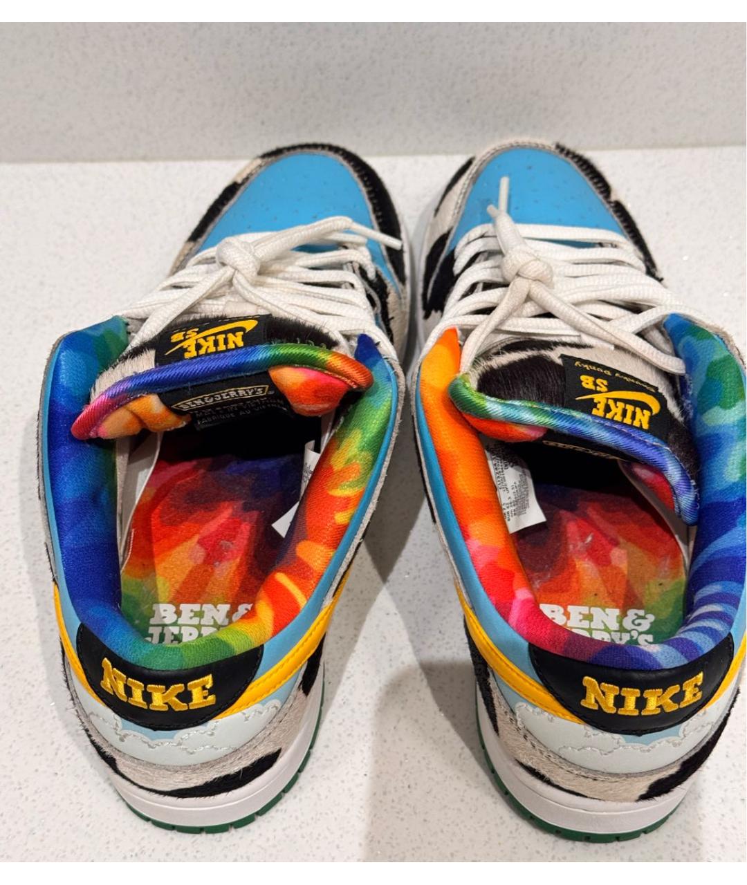 NIKE Мульти кожаные кроссовки, фото 4