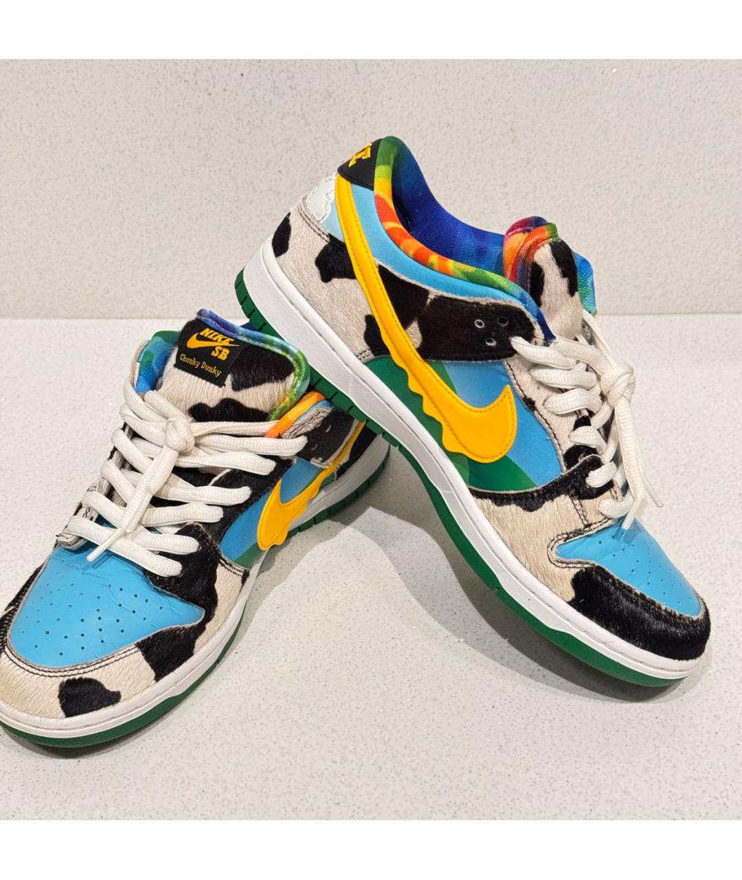 NIKE Мульти кожаные кроссовки, фото 7