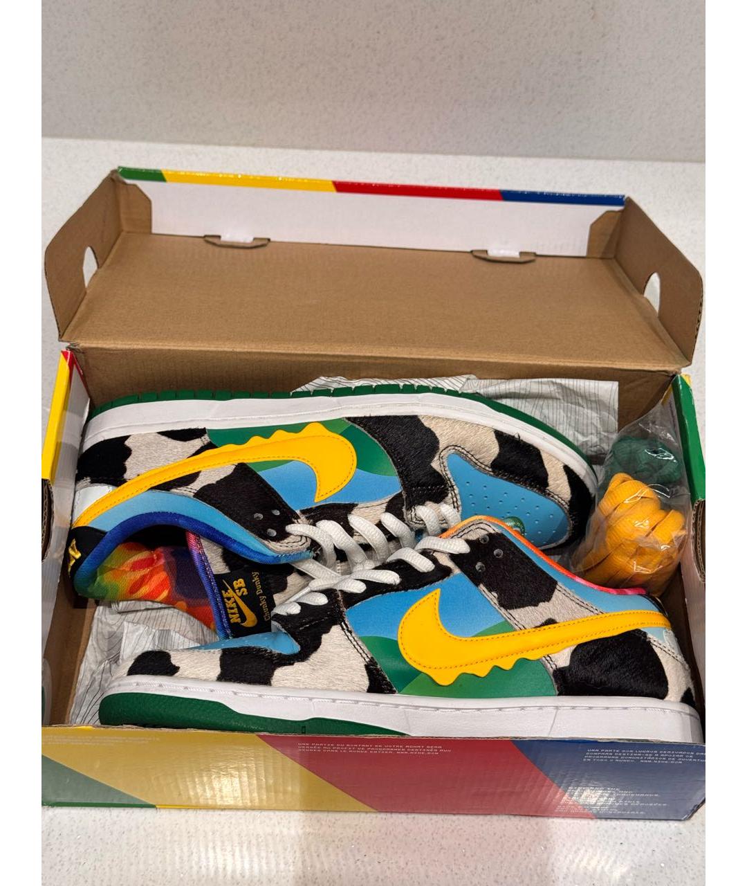 NIKE Мульти кожаные кроссовки, фото 5