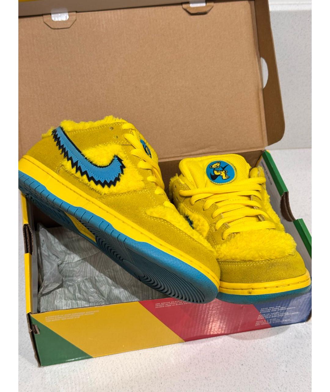 NIKE Желтые кроссовки, фото 5