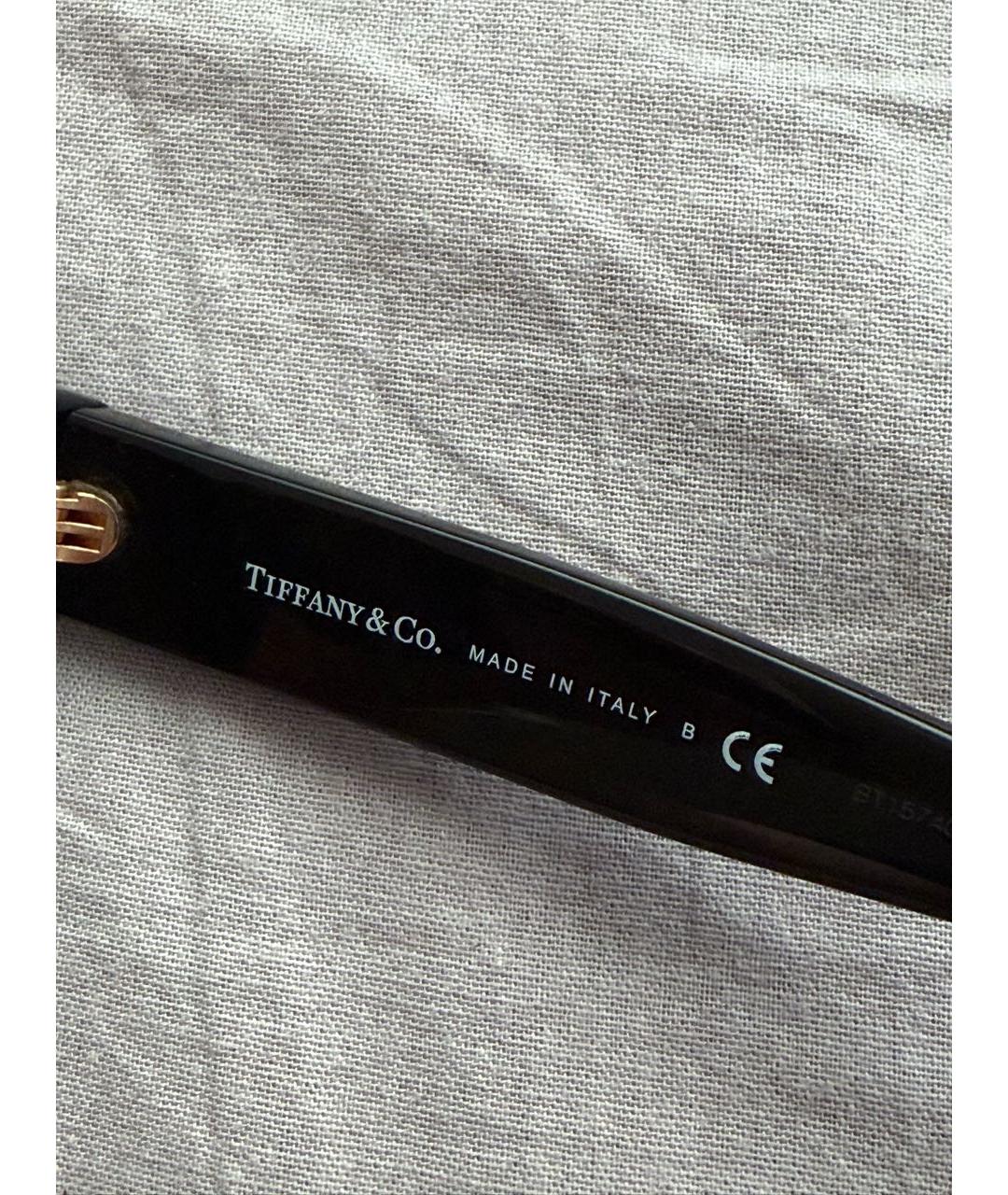 TIFFANY&CO Черные пластиковые солнцезащитные очки, фото 5