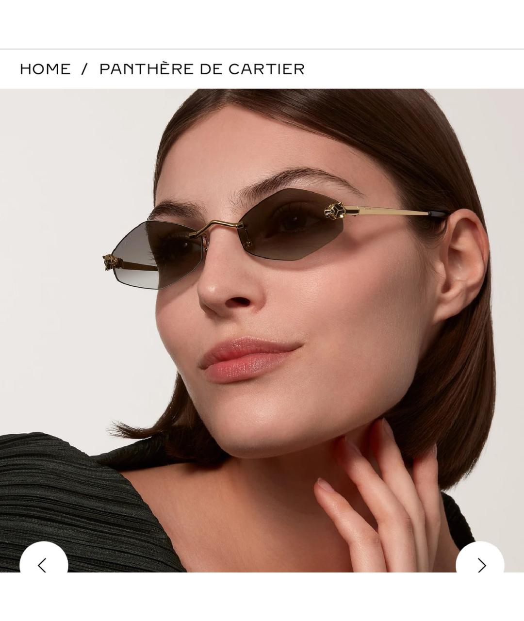 CARTIER Серые металлические солнцезащитные очки, фото 6