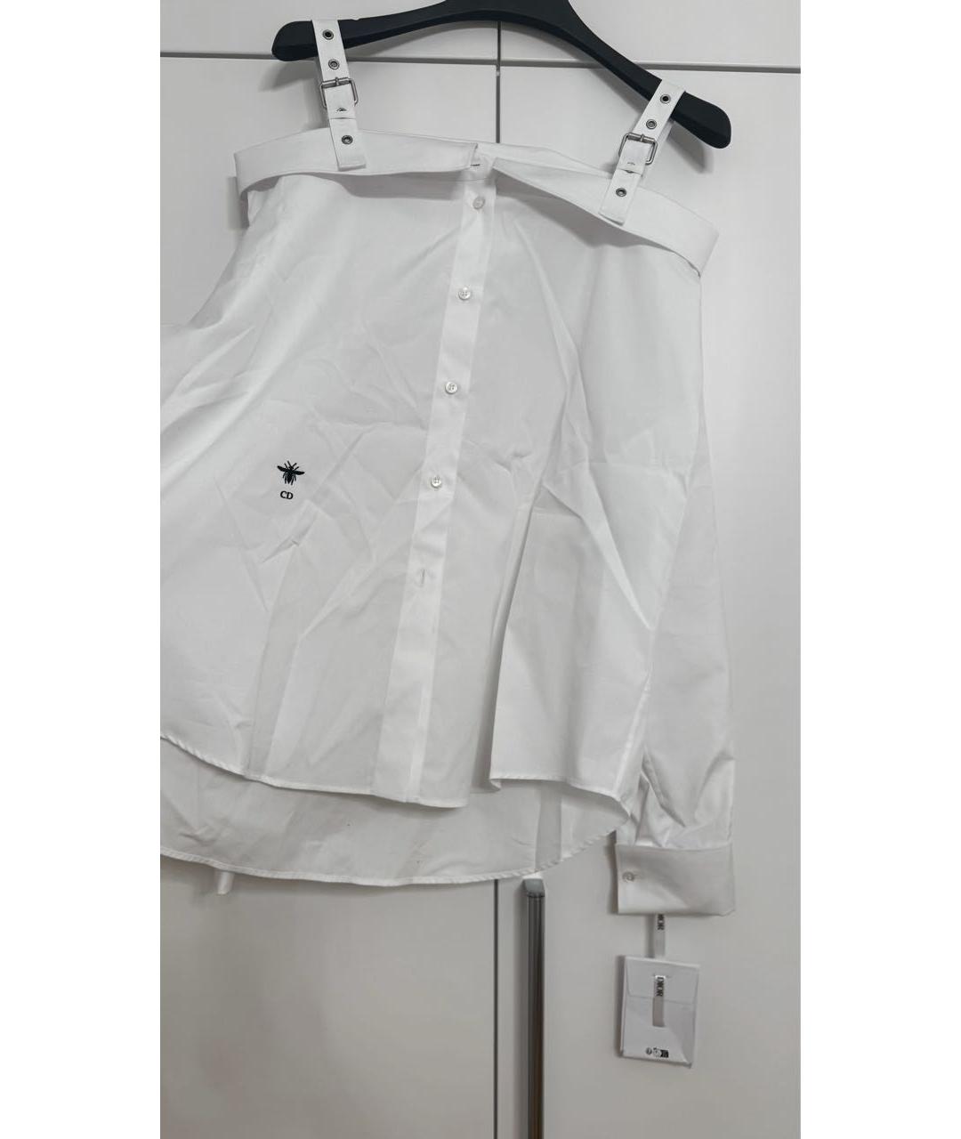 CHRISTIAN DIOR Белая хлопковая рубашка, фото 2