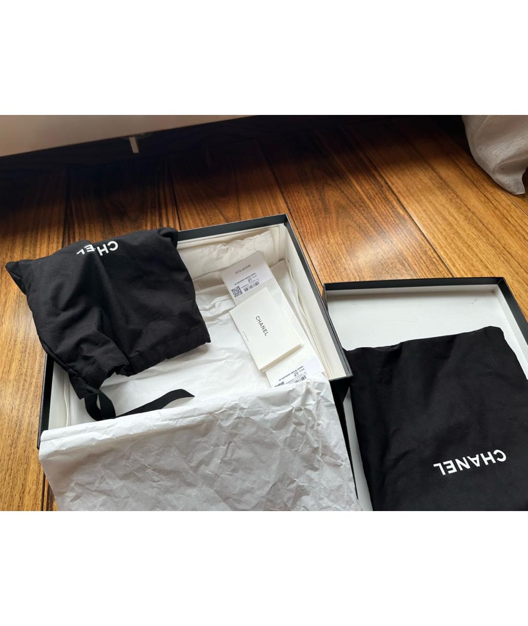 CHANEL Черные туфли из лакированной кожи, фото 8