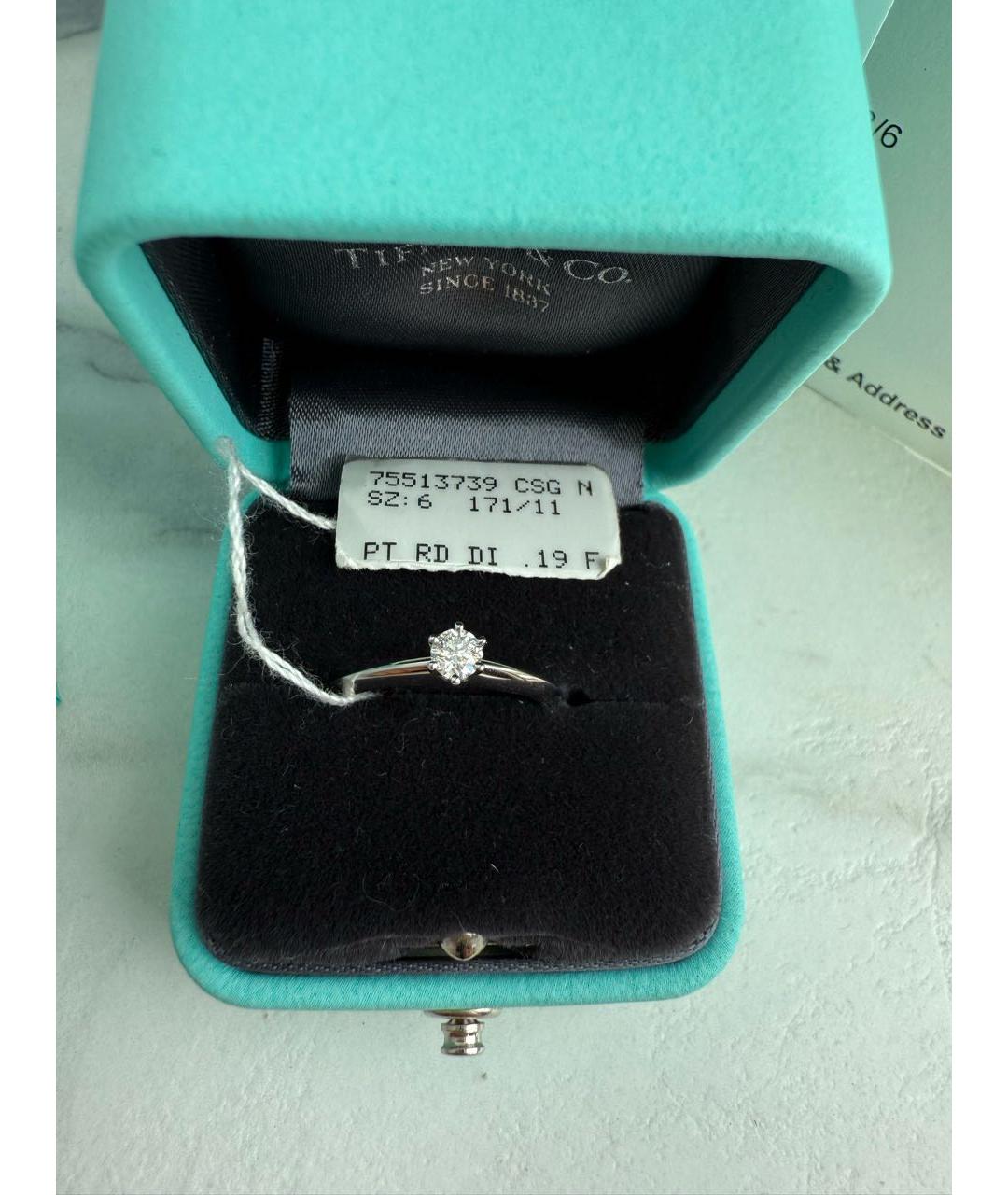 TIFFANY&CO Платиновое кольцо, фото 4