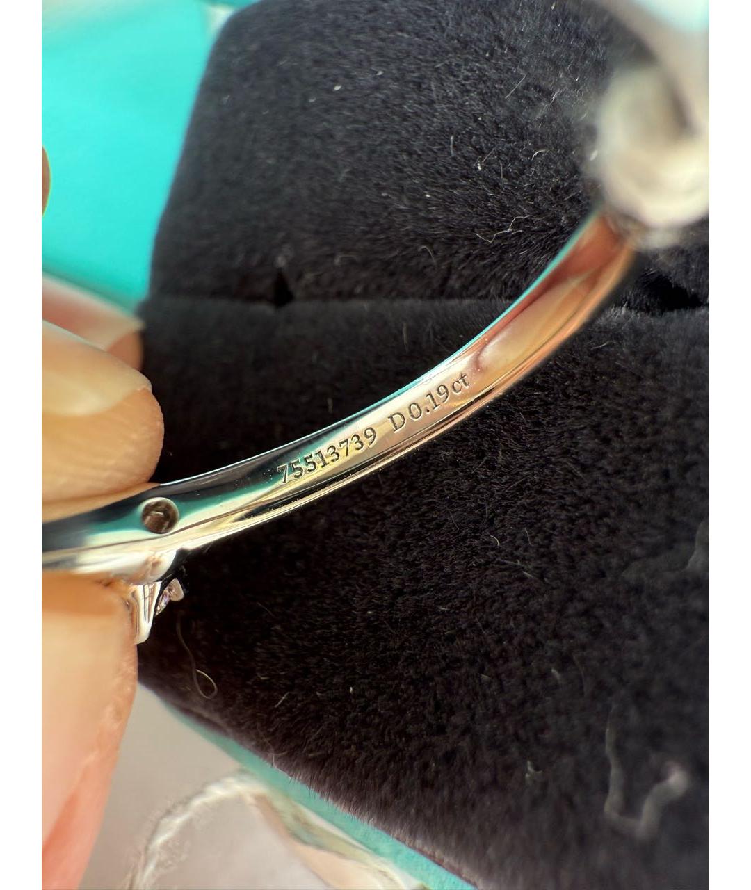 TIFFANY&CO Платиновое кольцо, фото 6